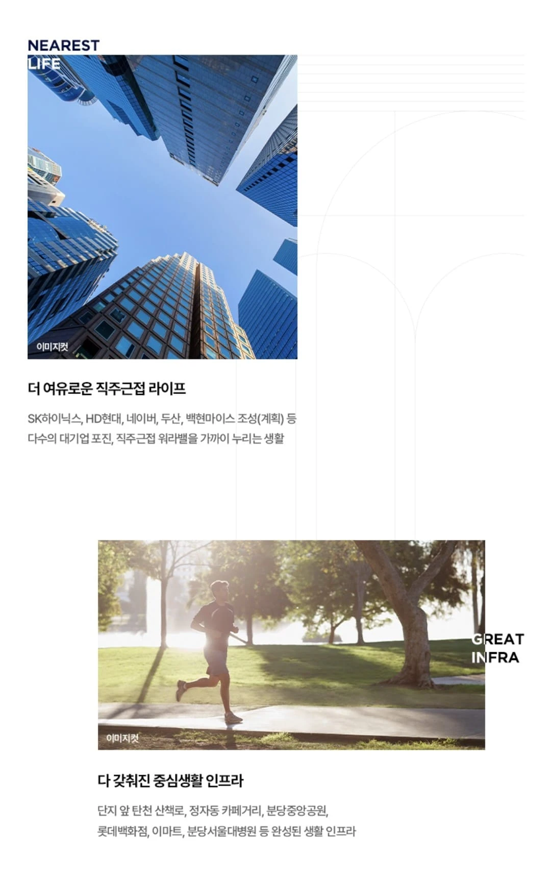 더샵 여주더퍼스트 평면도 및 4Bay 판상형 위주의 선호도 높은 주택형 설계 구조